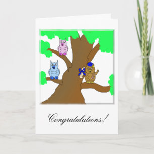 Wise Owl Greeting Card