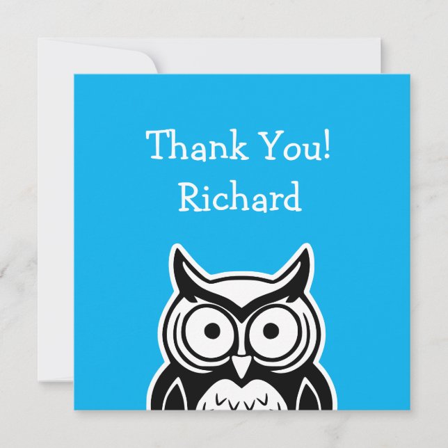 Wise Owl Holiday Card (Front)