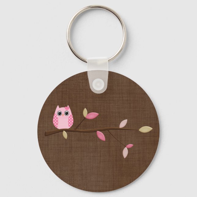 Wise Owl Key Ring (Front)