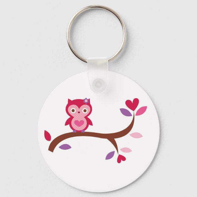 Wise Owl Key Ring (Front)