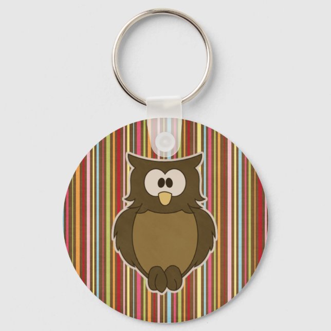 Wise Owl Key Ring (Front)