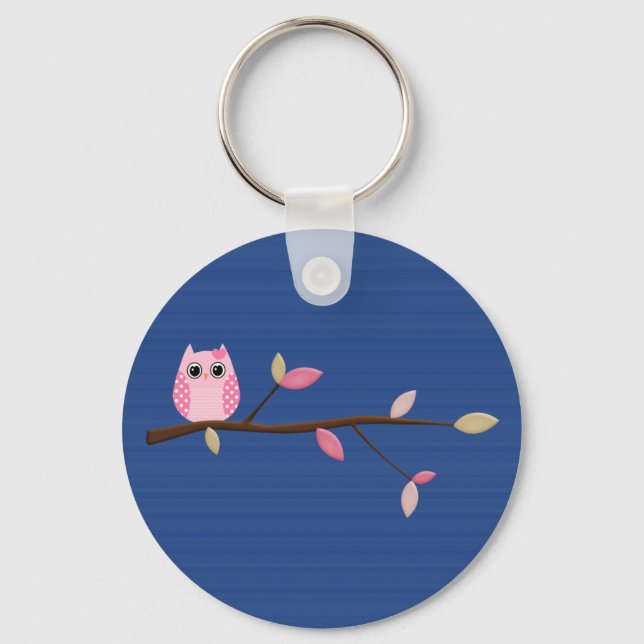 Wise Owl Key Ring (Front)