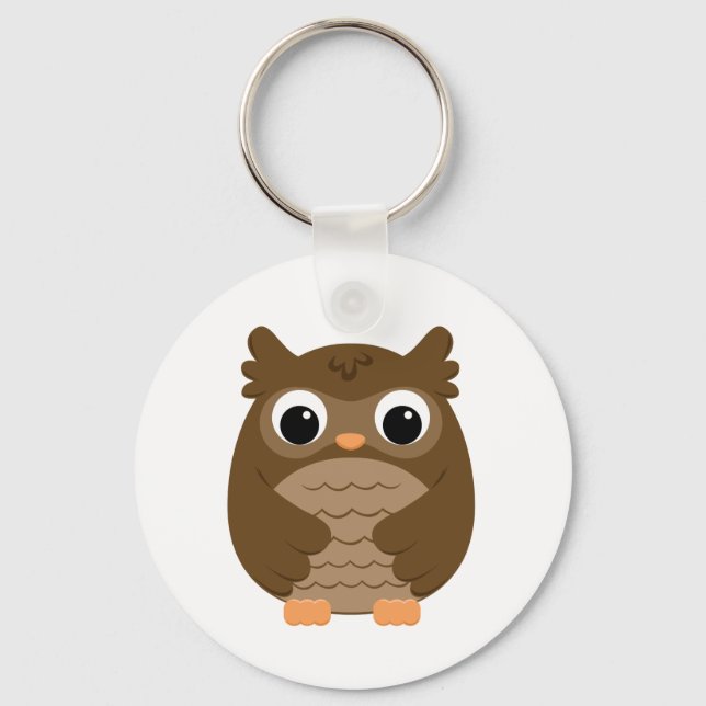 Wise Owl Key Ring (Front)