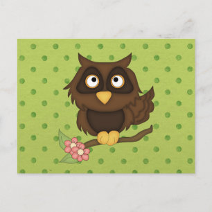 Wise Owl Postcard