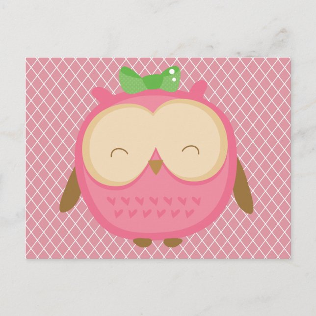 Wise Owl Postcard (Front)
