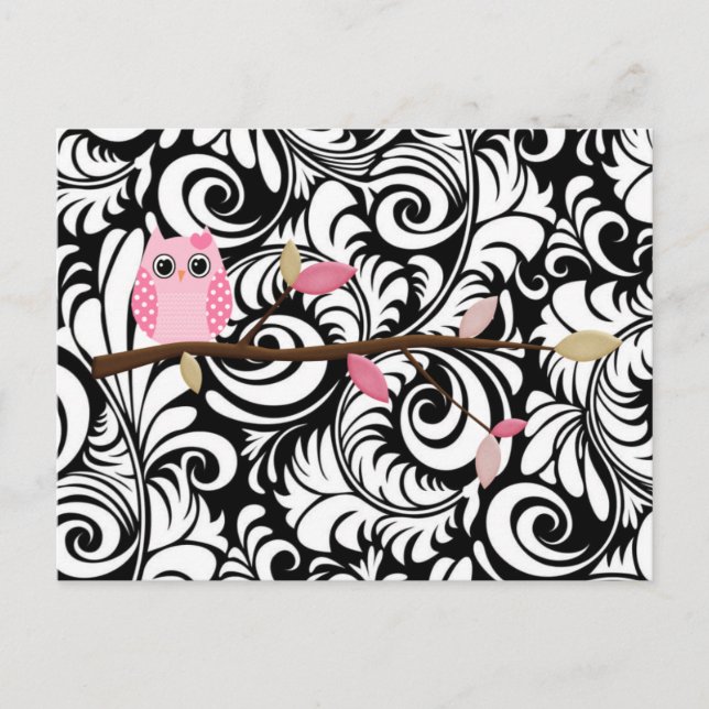 Wise Owl Postcard (Front)