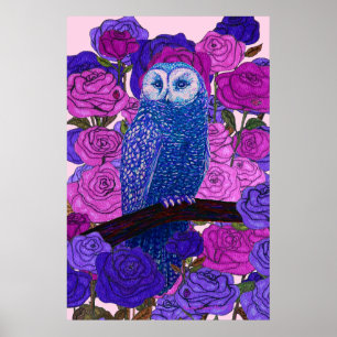 Wise Owl Poster