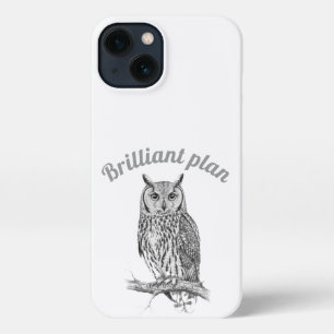 Wise Owl Sketch Phone Case