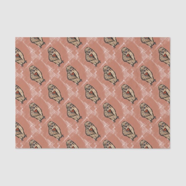 Wise Owl Tissue Paper (Front)