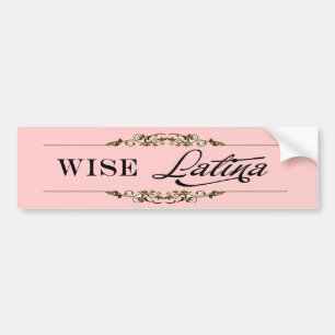 wise_purple bumper sticker