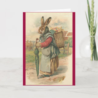 Wise Rabbit Easter Card