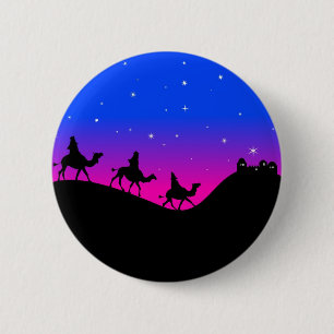 Wisemen 6 Cm Round Badge