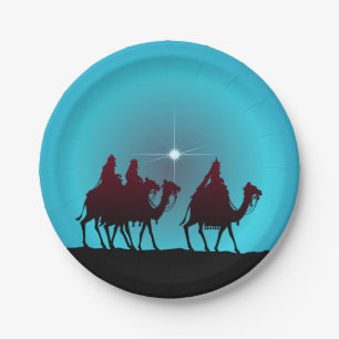 WISEMEN & STAR by SHARON SHARPE Paper Plate