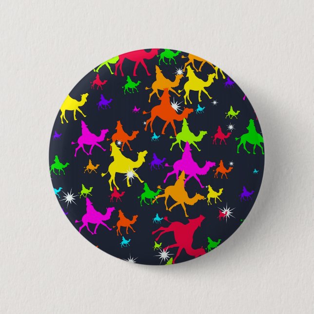 Wisemen Wallpaper 6 Cm Round Badge (Front)