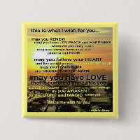 WISH Button by Poet Adiela Akoo
