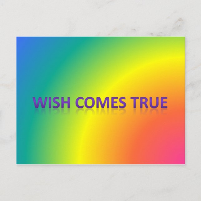wish comes true postcard (Front)