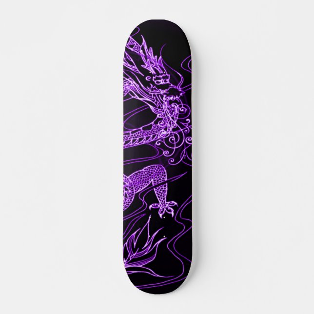 Wish Dragon Element Custom Pro Park Board Skateboard (Front)