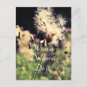 Wish Dream Do Postcard