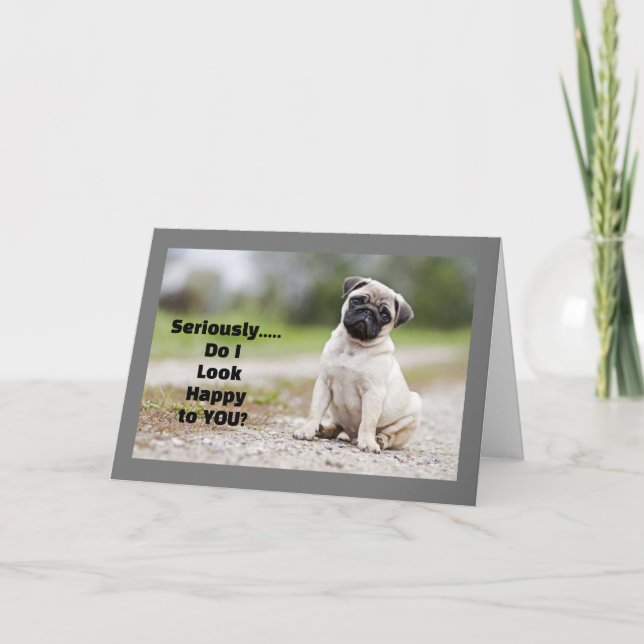 WISH I COULD SAY *HAPPY BIRTHDAY* IN PERSON! CARD (Front)