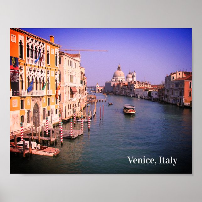 Wish I was in Venice, Italy Holiday Postcard Poster (Front)