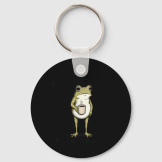 Wish Lacked Critical Thinking Skills Funny Frog Key Ring