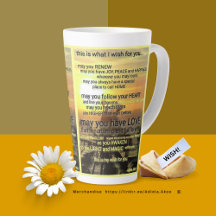 WISH Mug by Poet Adiela Akoo - Large Latte