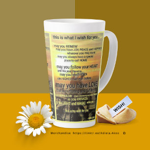 WISH Mug by Poet Adiela Akoo - Large Latte