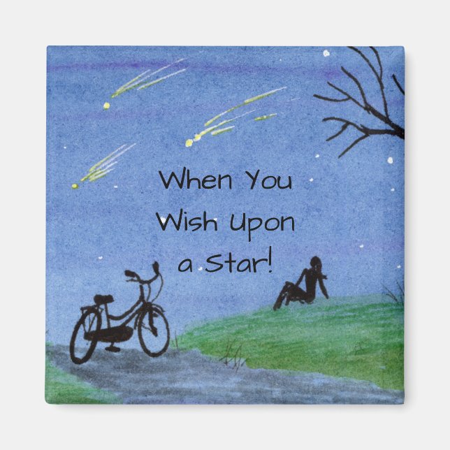 Wish on a Star Magnet (Front)