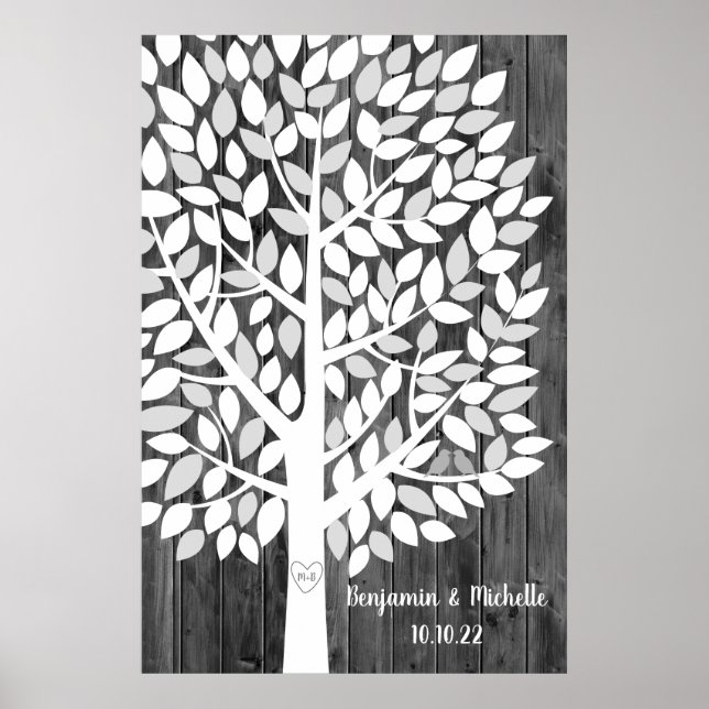 Wish Tree - 150 Leaf Guest Book Alternative Poster (Front)
