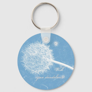 Wish upon a dandelion key ring