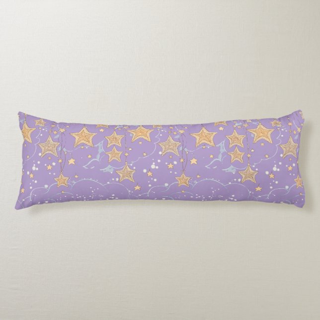 Wish Upon a Star Body Pillow (Front)