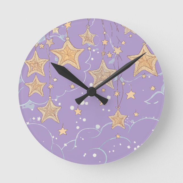 Wish Upon a Star Wall Clock (Front)