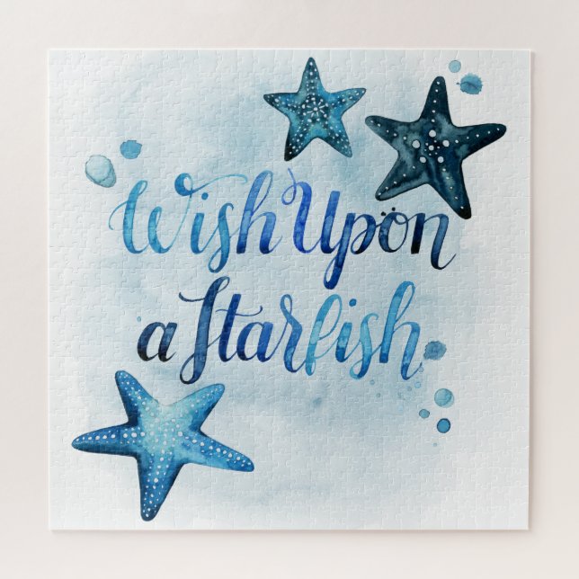 Wish Upon a Starfish Jigsaw Puzzle (Horizontal)