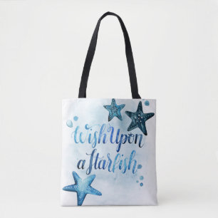 Wish Upon a Starfish Tote Bag