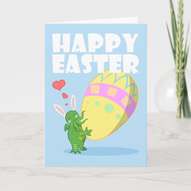 Wish you a Cthulhu Easter Holiday Card (Front)