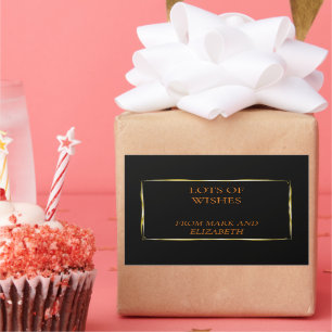 Wish you a happy and successful new year  square s rectangular sticker