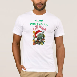 WISH YOU A IGUANA MERRY CHRISTMAS T-Shirt