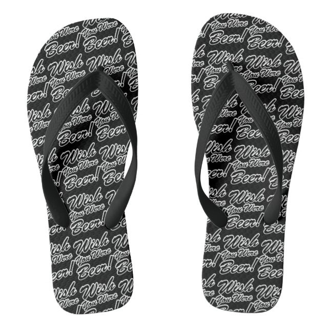 Wish You Were Beer! Jandals (Footbed)