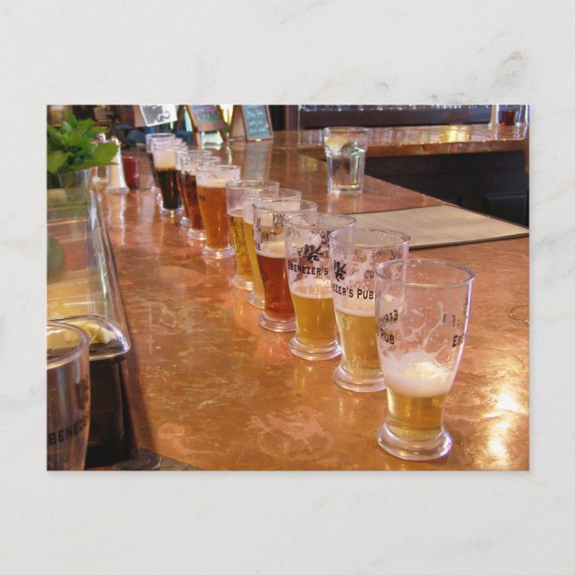 Wish you were Beer Postcard (Front)