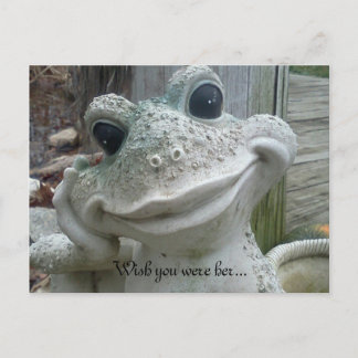 wish you were her...postcard postcard