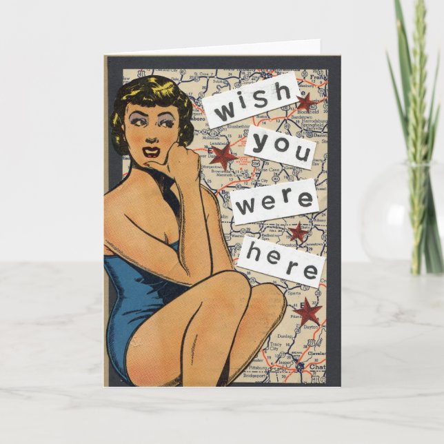 Wish You Were Here Card (Front)