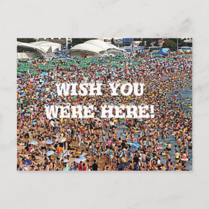 Wish you were here funny postcard