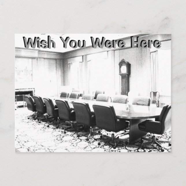 Wish You Were Here Invitation Postcard (Front)