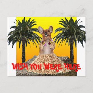 Wish you were here postcard