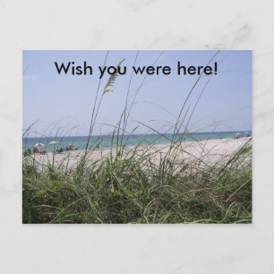 Wish you were here! postcard