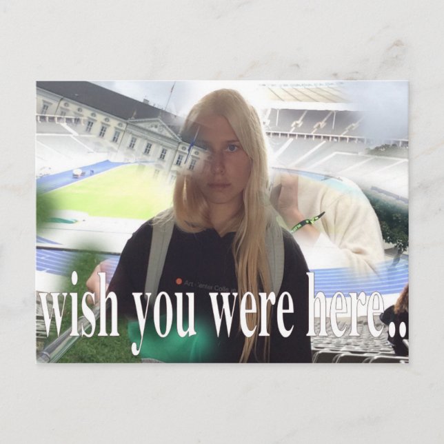 Wish You Were Here Postcard (Front)