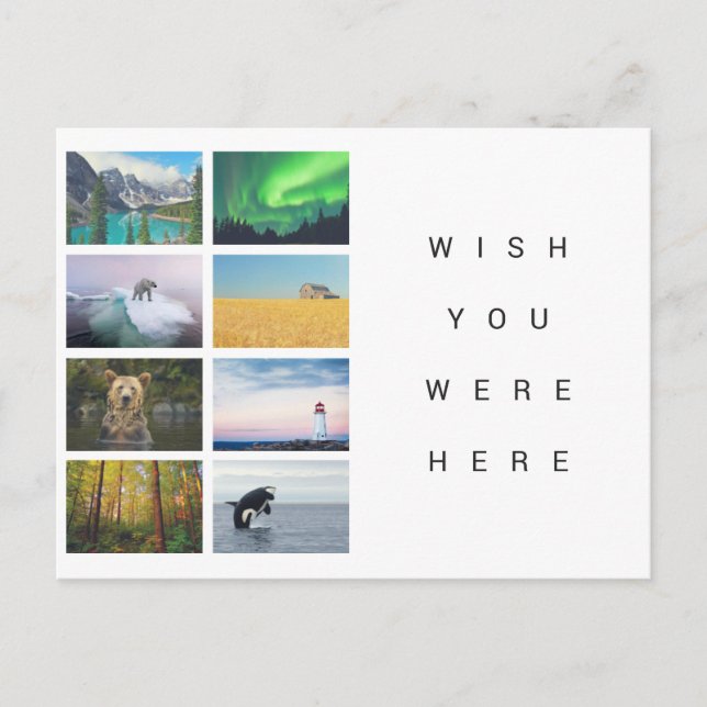 Wish You Were Here Postcard (Front)