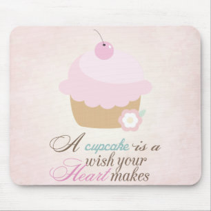 Wish your heart makes - Cupcake Mouse Pad