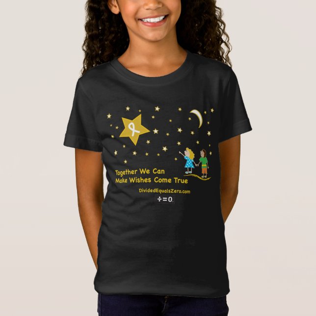 Wishes-Childhood Cancer Awareness T-Shirt (Front)