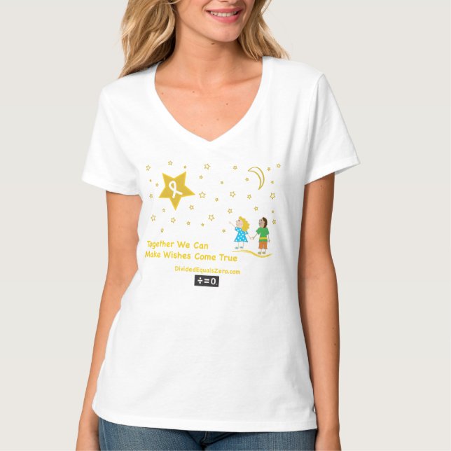 Wishes-Childhood Cancer Awareness T-Shirt (Front)